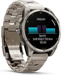 Смарт-годинник Garmin Fenix 8 47mm AMOLED Sapphire Titanium with Vented Titanium Bracelet (010-02904-40) - мініатюра 3