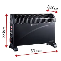 Конвектор Mesko MS 7741 Black - мініатюра 7