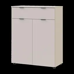 Комод Doros Рон 2 2 фасади 1 шухляда Кашемір 80х38х100 (41516044) - мініатюра 3