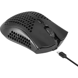 Комп'ютерна мишка Defender Warlock GM-709L RGB ігрова бездротова 2400dpi. 7кн. чорна (52709)