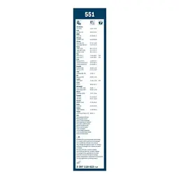 Щітка склоочисника Bosch 3 397 118 422 - мініатюра 3