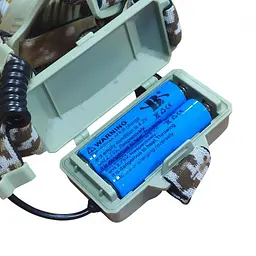 Ліхтар налобний Arexes AR-108-T6 світлодіодний акумуляторний камуфляжний корпус - мініатюра 3