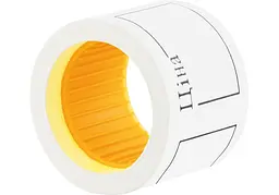 Цінник клейкий в рулоні Economix 50х40 мм 100 шт білий №E21307-14