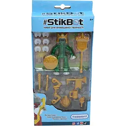 Фігурка для анімаційної творчості Stikbot Лицар з аксесуарами (TST5620-1) - мініатюра 2