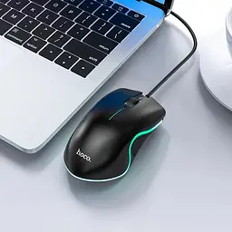 Миша HOCO Enjoy gaming luminous wired mouse GM19 - мініатюра 8