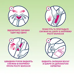 Воскові смужки Veet Easy-Gelwax для сухої шкіри 12 шт. (3165449) - мініатюра 3
