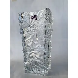 Ваза для квітів Crystal Sylvia скляна 25 см (83000318_YBCG-GH-1) - мініатюра 2