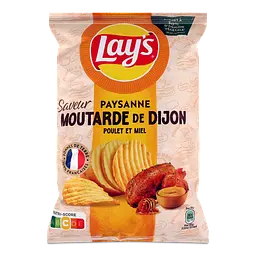 Чіпси Lay’s Paysanne зі смаком курки, діжонської гірчиці та меду 120 г