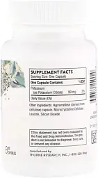 Вітаміни Thorne Research Калій Цитрат Potassium Citrate 90 капсул - мініатюра 2