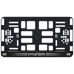 Рамка номера Hyundai під Американський номер 300х150 мм Кольоровий Логотип