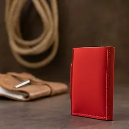 Жіночий шкіряний гаманець GRANDE PELLE 10х8х1,5 см acs0024483 - мініатюра 7