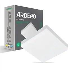 Свiтильник свiтлодiодний Ardero AL709ARD накладний 24W 5000K (80006) - мініатюра 2