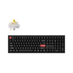 Клавіатура Keychron K10 PRO K pro Banana QMK Wireless/Bluetooth/USB-A UA Black (K10P-B4-UA) - мініатюра 3