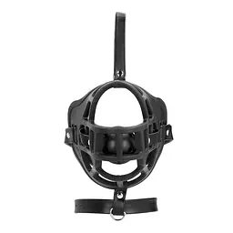 Маска-намордник з кляпом - Ouch! Xtreme Muzzle with Removable Ball Gag - мініатюра 3
