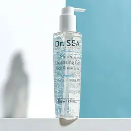 Очищувальний мінеральний гель для обличчя та очей Dr. Sea 200 мл (20820) - мініатюра 3