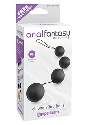 Анальні намиста Pipe Dream Deluxe Vibro Balls 44.3 см (чорний) - мініатюра 2