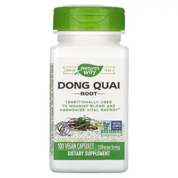 Корінь дягелю Nature's Way Dong Quai Root, 100 вегакапсул для підтримки жіночого здоров'я