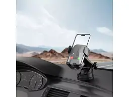 Автомобільний тримач для смартфона Proove Crystal Clamp Suction Type Car Mount - мініатюра 6