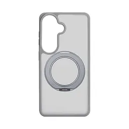 Противоударный чехол-панель для Samsung Galaxy S26 5G, Unit Stand2, серый, силикон + поликарбонат, защита всего корпуса, с подставкой, поддержка магнитных держателей и беспроводной зарядки (MagSafe), ArmorStandart (ARM89957)