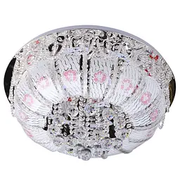 Люстра стельова Brille торт кришталева E14 40W WH (BCL-617C/9)