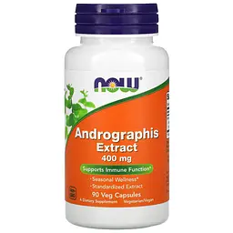 Екстракт Андрографіса Andrographis Extract 400 мг - 90 вег. капсул