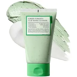 Глиняна маска-клінзер для звуження пор із зеленим томатом Fully Green Tomato Clay Mask Cleanser 120 мл