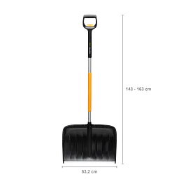 Телескопічний скрепер для прибирання снігу Fiskars X-series (1057189) - мініатюра 2