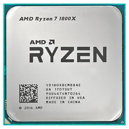 Процесор AMD Ryzen 7 1800X 3.6-4.0 GHz AM4, 95W Б/В