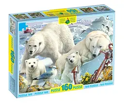 Пазли 160 Білі ведмеді Енергія+ 82982
