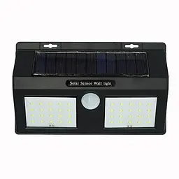 Вуличний світлодіодний навісний ліхтар прожектор з датчиком руху Solar 40 диодів - мініатюра 3