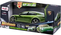 Ігрова автомодель Maisto Porsche Taycan Turbo S, М1:24 (81731 green) - мініатюра 2