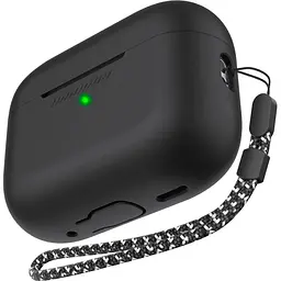 Чохол AhaStyle Colorful Silicone Case для AirPods Pro 2 Black [CP-187-2-C-BK] [133833]