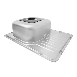 Кухонна мийка Kroner KRP Dekor-6350 (0,8 мм) CV022778, Decor - мініатюра 4