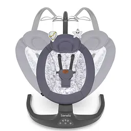 Крісло-гойдалка Lionelo Ralf Grey White (LO-RALF GREY WHITE) - мініатюра 5
