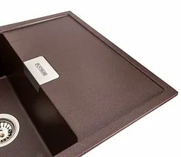 Кухонна мийка Platinum 8650 DIAMOND матова мокко (SP000039167) - мініатюра 6