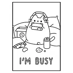 Розмальовка А4 Yes Pusheen з наліпками 8 сторінок (743229) - мініатюра 2