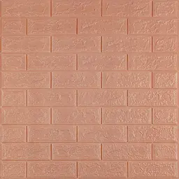 3D панель Sticker Wall самоклеюча 700x770x3мм цегла Пудра SW-00001716