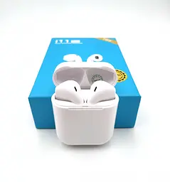 Бездротові навушники Bluetooth HBQ i11 TWS Sensor Stereo з кейсом White (HDKKJJF176E) - мініатюра 2