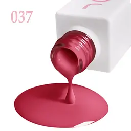 Гель-лак для нігтів червоний 037 емаль JOIA vegan 6 мл - мініатюра 3