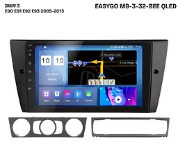 Штатна автомагнітола EasyGo M9-3-32-BEE QLED BMW 3 E90 E91 E92 E93 2005-2013