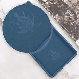 Чохол Lakshmi Silicone Cover Full Camera (AA) для Xiaomi Poco X6 Pro Синій / Navy Blue - мініатюра 3