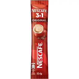 Напій кавовий розчинний Nescafe 3 в 1 Original стік 12 г