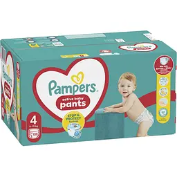 Уцінка. Підгузки-трусики Pampers Active Baby Pants 4 (9-15 кг) 108 шт. - мініатюра 2