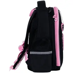 Рюкзак GoPack Education 165S Heart Чорно-рожевий (GO26-165S-2) - мініатюра 4