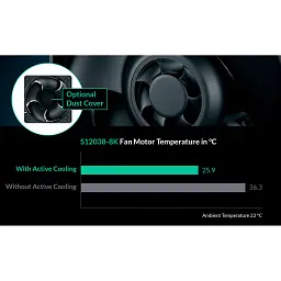 Кулер до корпусу Arctic S12038-8K 3-Pack (ACFAN00302A) - мініатюра 8