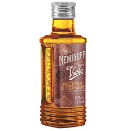 Настоянка Nemiroff Originals Українська медова з перцем, 40%, 0,2 л - мініатюра 3