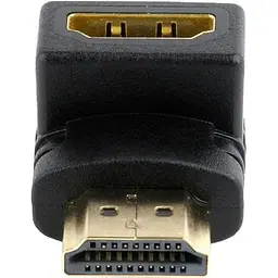 Перехідник Cablexpert HDMI-HDMI з'єднувач 90 градусів (A-HDMI90-FML) - мініатюра 3