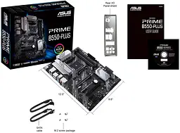 Материнcька плата PRIME B550-PLUS sAM4 B550 4xDDR4 M.2 HDMI DP ATX Asus teh0018935 - мініатюра 3