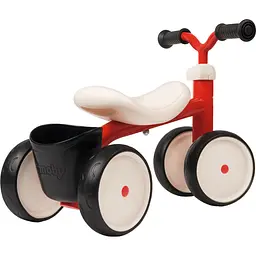 Біговел дитячий Smoby Toys чотирьох колісний металевий червоний (721400) - мініатюра 2