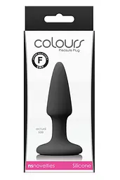 Анальна пробка Colours Pleasure Small Plug 11.5 см (чорний) - мініатюра 2